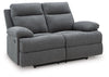 Tarrant Recliner Sofa Set;Charcoal