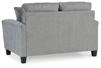 Leeshan Loveseat;Steel
