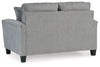 Leeshan Loveseat;Steel