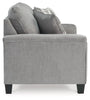 Leeshan Loveseat;Steel