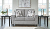 Leeshan Loveseat;Steel
