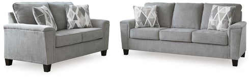 Leeshan Sofa & Loveseat;Steel