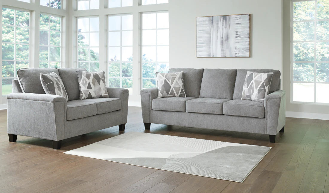 Leeshan Sofa & Loveseat;Steel