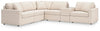 Modmax 6-Piece Sectional with Storage Console;Oyster