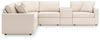 Modmax 6-Piece Sectional with Storage Console;Oyster
