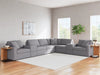Modmax 8-Piece Sectional with Storage Consoles;Granite