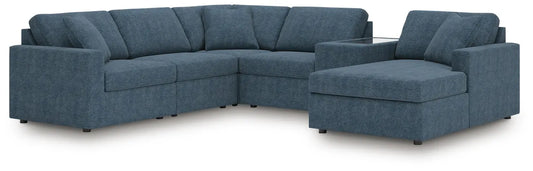Modmax 6-Piece Sectional with Chaise;Ink