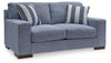 Belvoir Loveseat;Denim