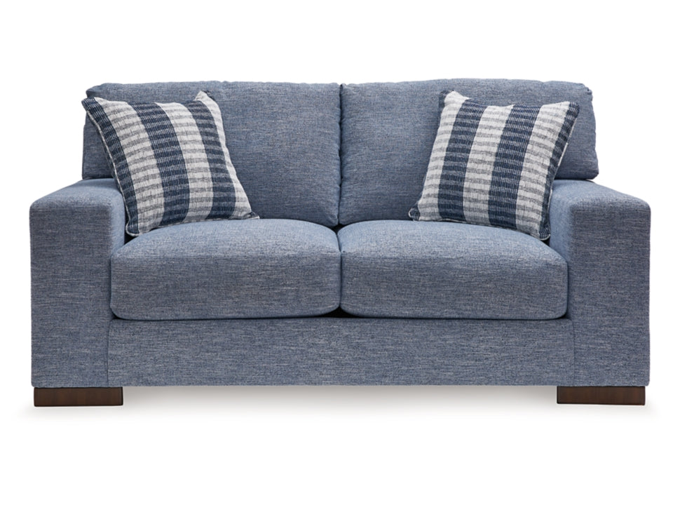 Belvoir Sofa and Loveseat;Denim