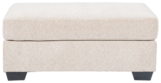 Scottsveal Ottoman; Sepia