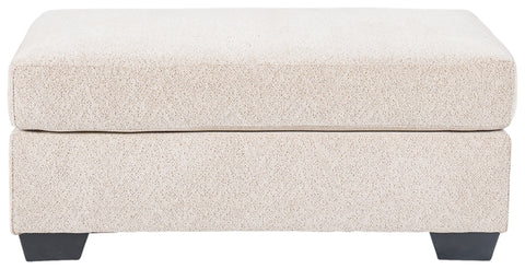 Scottsveal Ottoman; Sepia