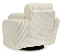 Tie-Breaker Swivel Glider Recliner;Ivory