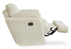 Tie-Breaker Swivel Glider Recliner;Ivory