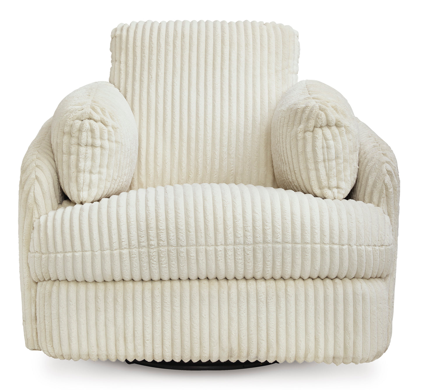 Tie-Breaker Swivel Glider Recliner;Ivory