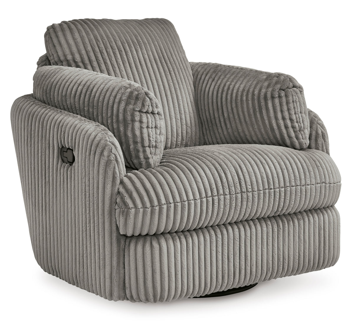 Tie-Breaker Swivel Glider Recliner;Fog