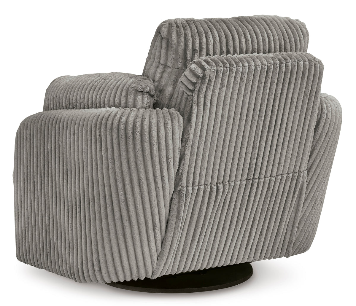 Tie-Breaker Swivel Glider Recliner;Fog