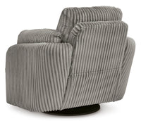Tie-Breaker Swivel Glider Recliner;Fog