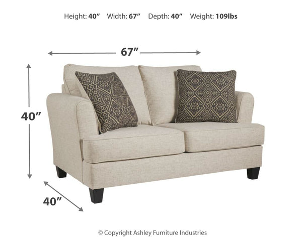 Alcona Loveseat – Ashley Furniture - Brunei