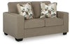 Bristaview Loveseat;cocoa