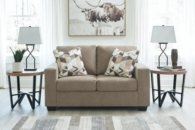 Bristaview Loveseat;cocoa