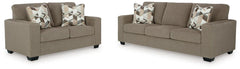 Baristaview Sofa and Loveseat;Cocoa