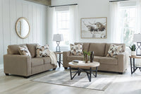 Bristaview Sofa and Loveseat;Cocoa