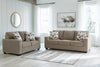Bristaview Sofa and Loveseat;Cocoa