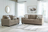 Baristaview Sofa and Loveseat;Cocoa
