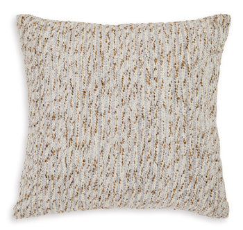 Abler Pillow;Ivory/Gray/Gold