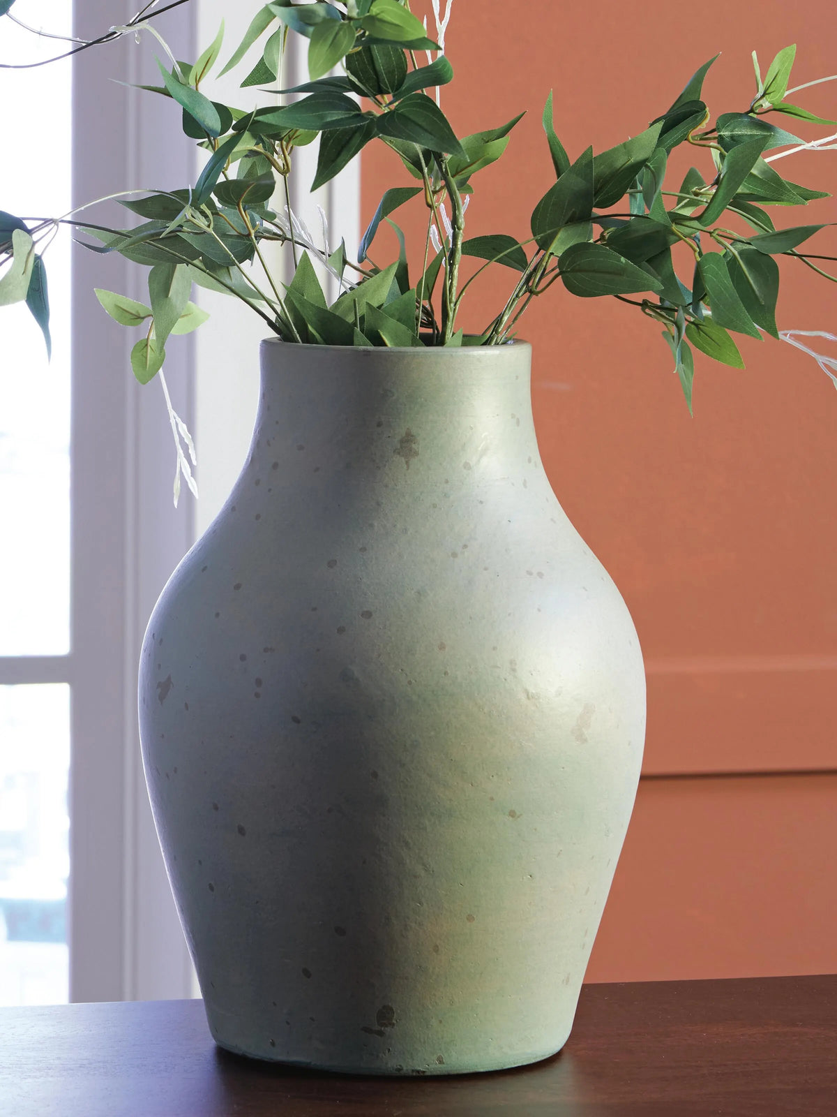 Baychester Vase;Antique Green