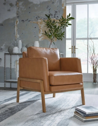 Numund Accent Chair;Caramel