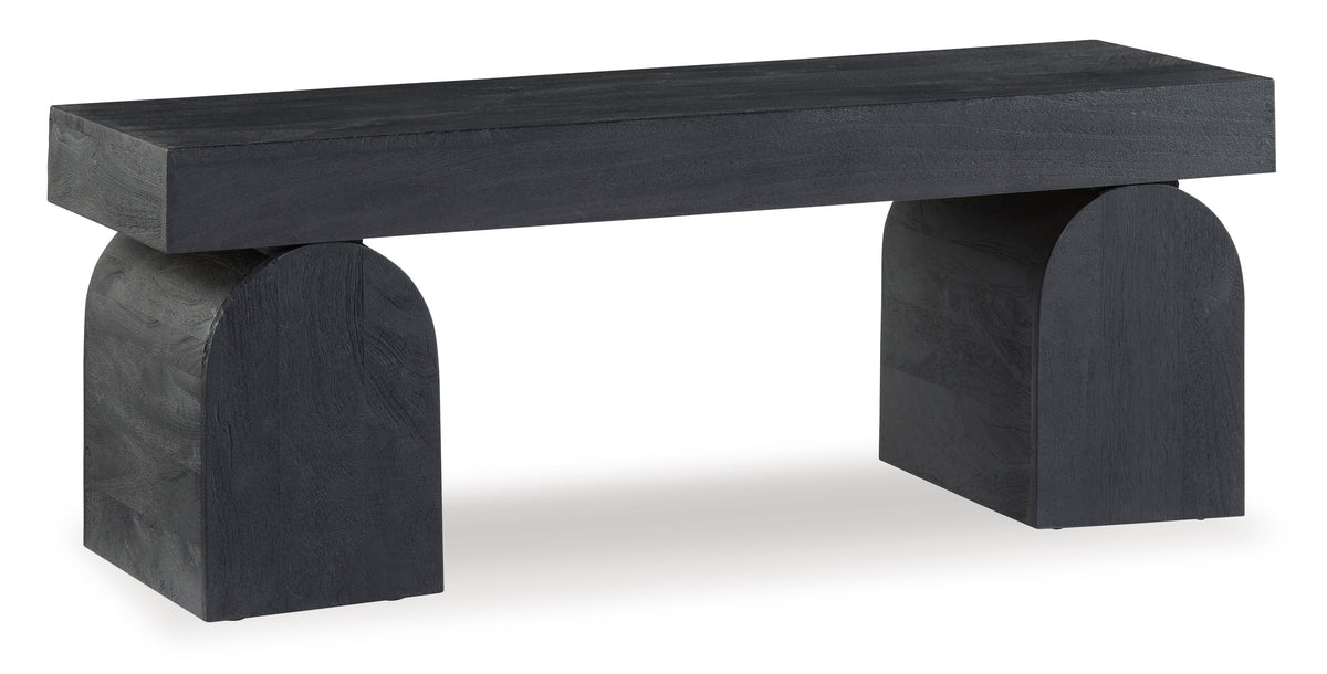 Holgrove Accent Bench; Black