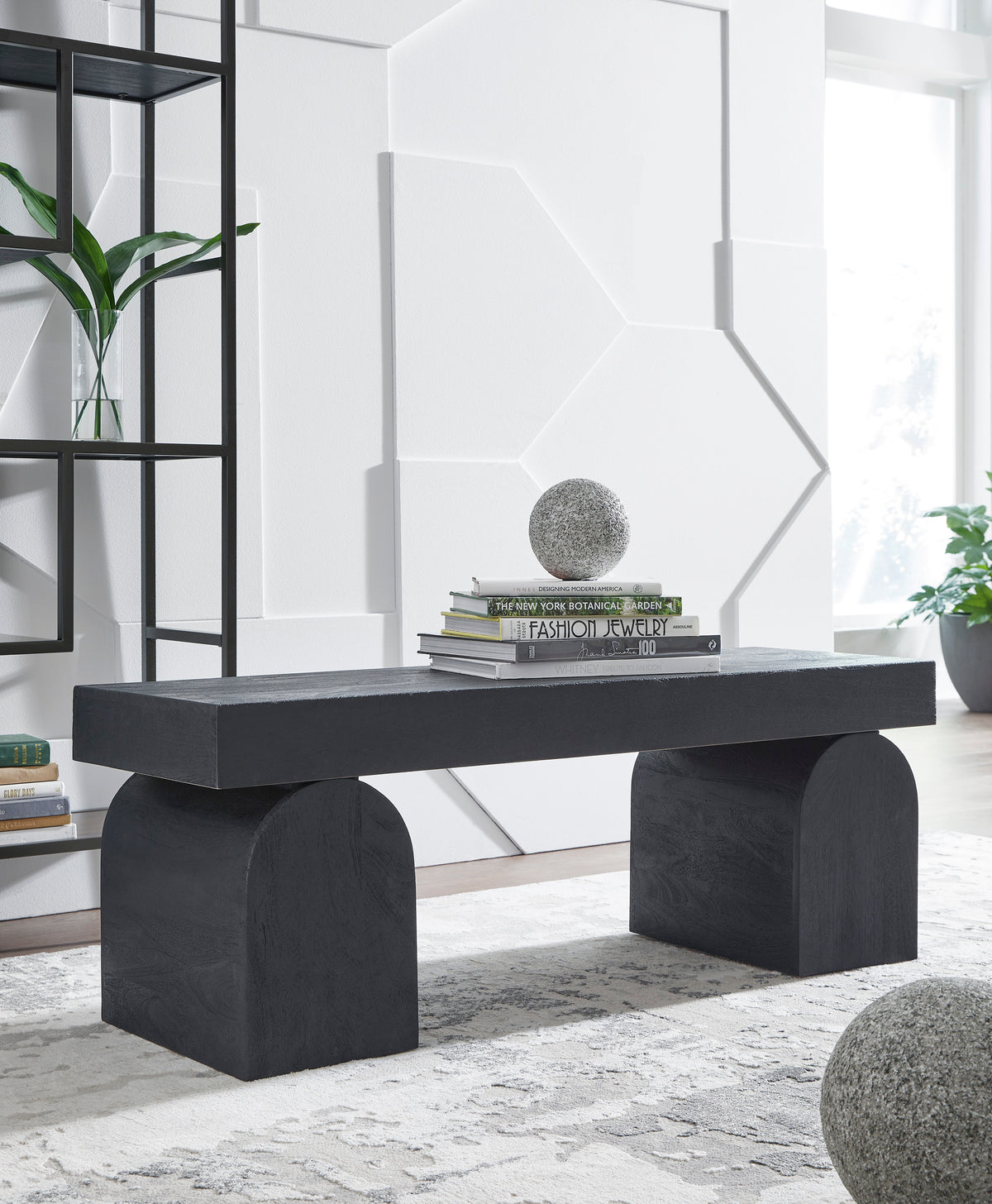 Holgrove Accent Bench; Black