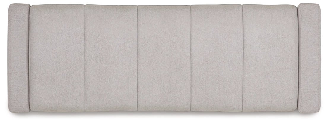 Akselman Storage Bench; Gray