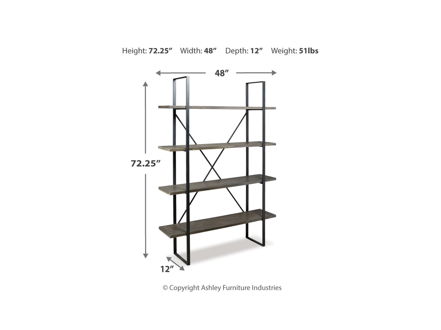 Gilesgrove 72" Bookcase
