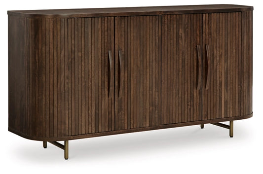 Amickly Accent Cabinet;Dark Brown