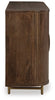 Amickly Accent Cabinet;Dark Brown