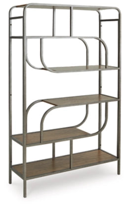Jaddon Bookcase;Brown