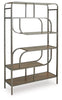 Jaddon Bookcase;Brown