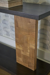 Camlett Sofa/Console Table;Brown