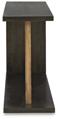 Camlett Sofa/Console Table;Brown