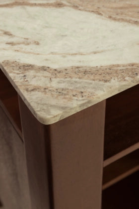 Tobinville Accent Cabinet;Dark Brown