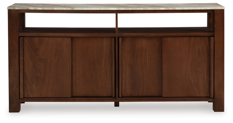 Tobinville Accent Cabinet;Dark Brown