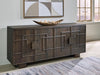 Cato Accent Cabinet;Dark Brown