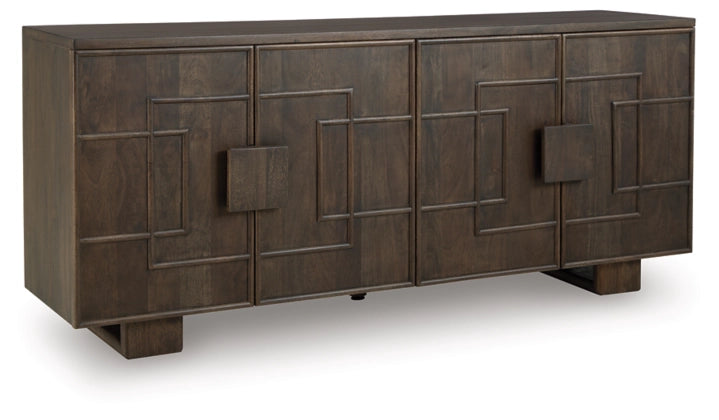 Cato Accent Cabinet;Dark Brown