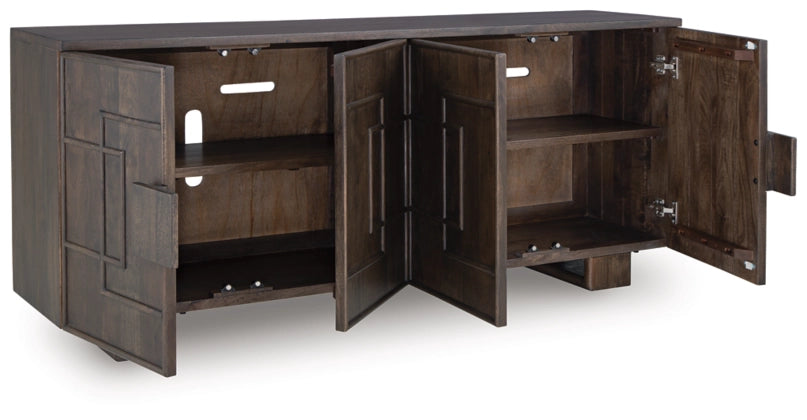 Cato Accent Cabinet;Dark Brown