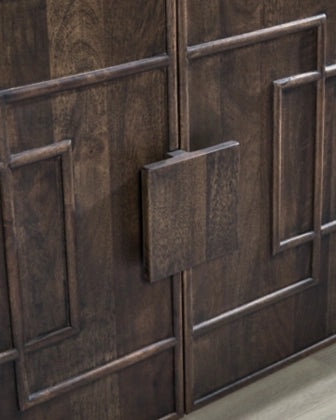Cato Accent Cabinet;Dark Brown
