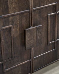 Cato Accent Cabinet;Dark Brown
