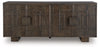 Cato Accent Cabinet;Dark Brown