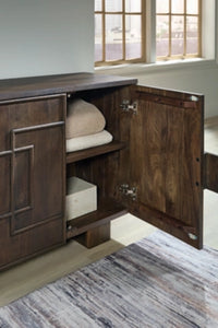 Cato Accent Cabinet;Dark Brown